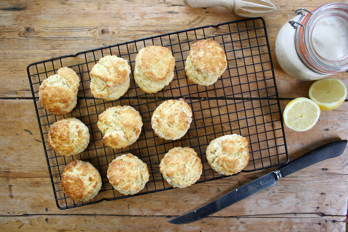 lemon zest scones - Dom in the Kitchen
