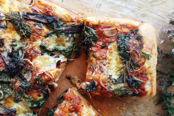 deep pan pizza