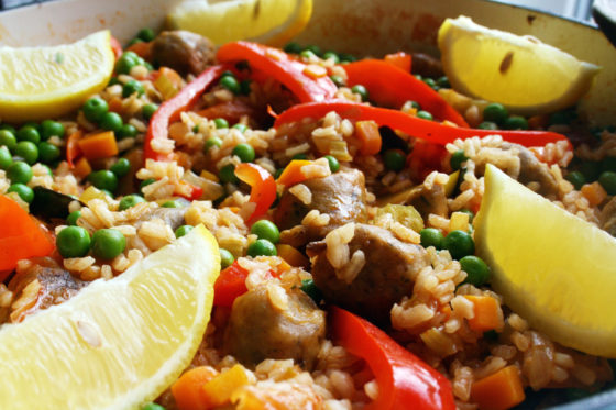 vegan paella
