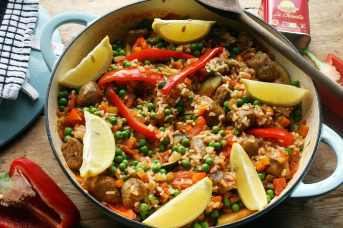 vegan paella