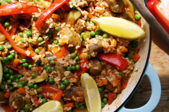 vegan paella