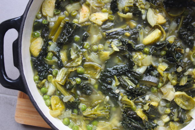 green vegetable soup