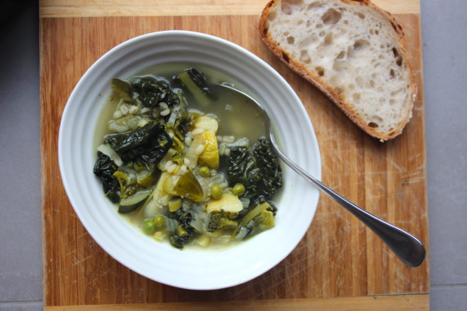 green vegetable soup