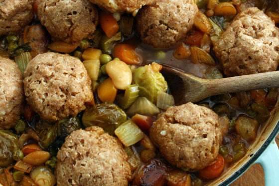 stew and dumplings