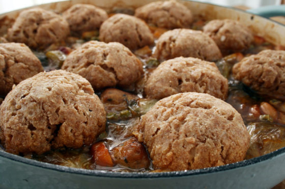 stew and dumplings