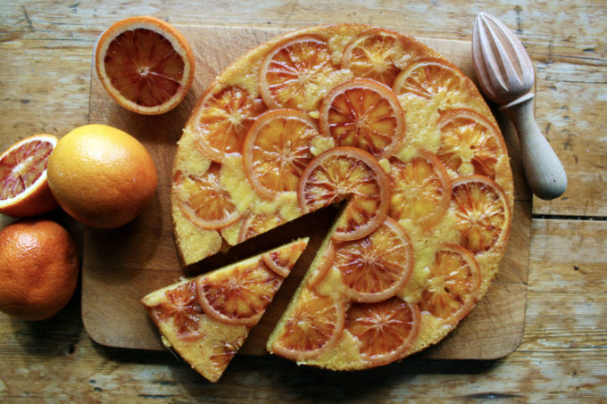 blood orange cake