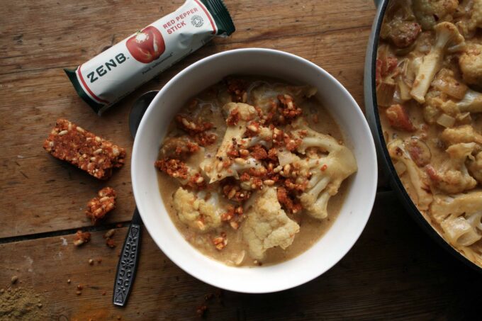 cauliflower curry with ZENB