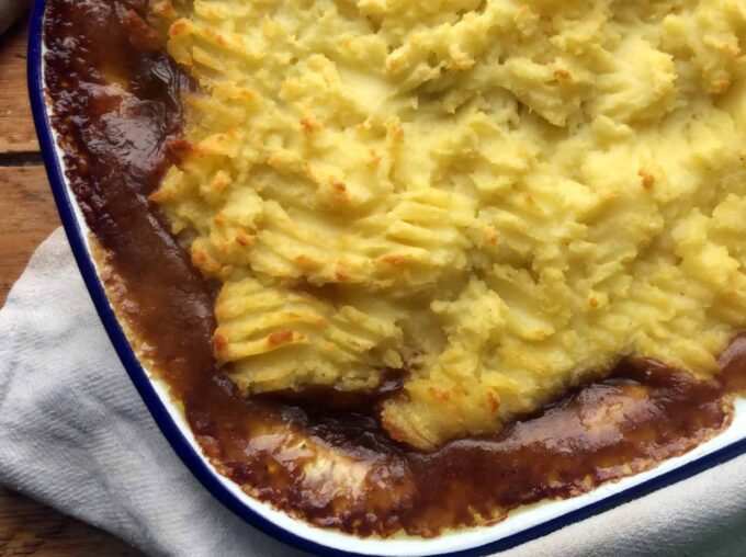 sausage and mash pie