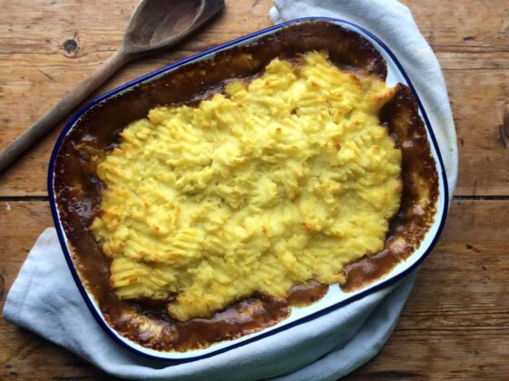sausage and mash pie
