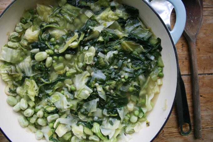 green vegetable pottage