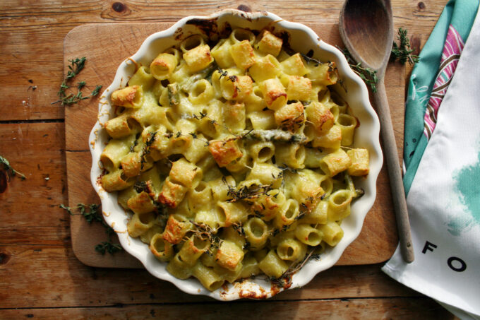 asparagus pasta bake