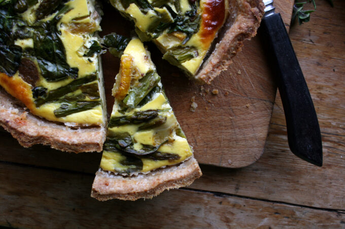 asparagus quiche