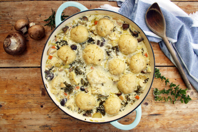 stew and dumplings