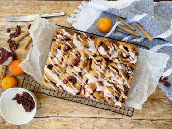 cranberry and cinnamon swirl