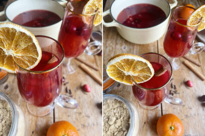 mulled cranberry cider