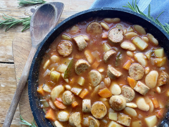 one pan sausage stew