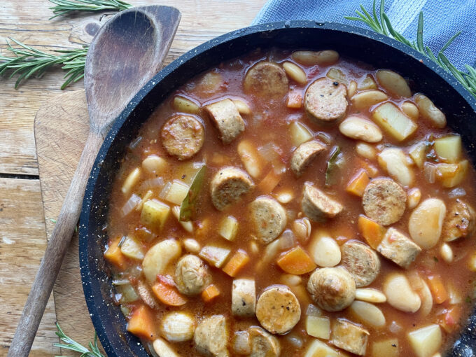 one pan sausage stew