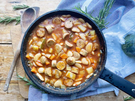 one pan sausage stew