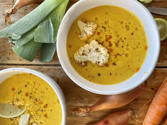 Curried Cauliflower Soup