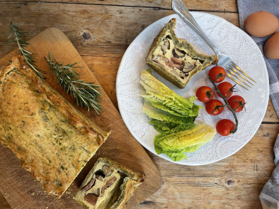 Egg and Bacon Pie