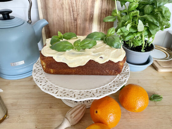 Basil and Orange Cake