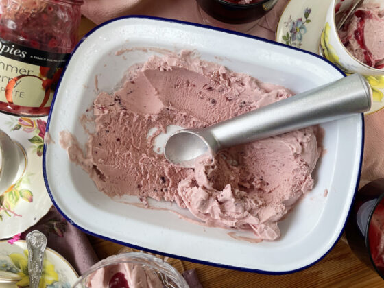 summer berry ice cream
