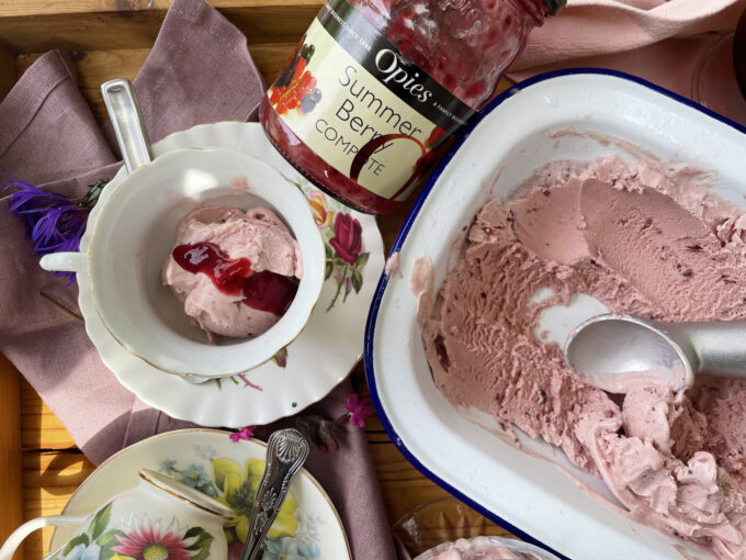 summer berry ice cream