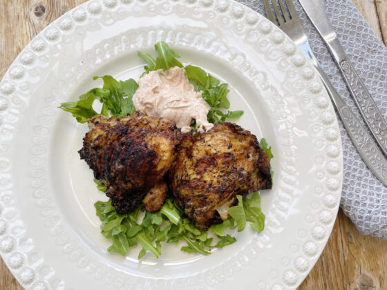 Crispy Chicken Thighs
