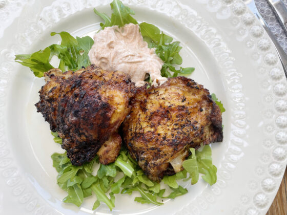 Crispy Chicken Thighs