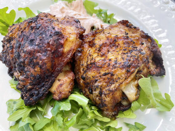 Crispy Chicken Thighs