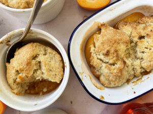Aperol and Apricot Cobbler