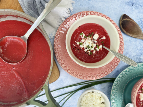 Beetroot & Feta Soup
