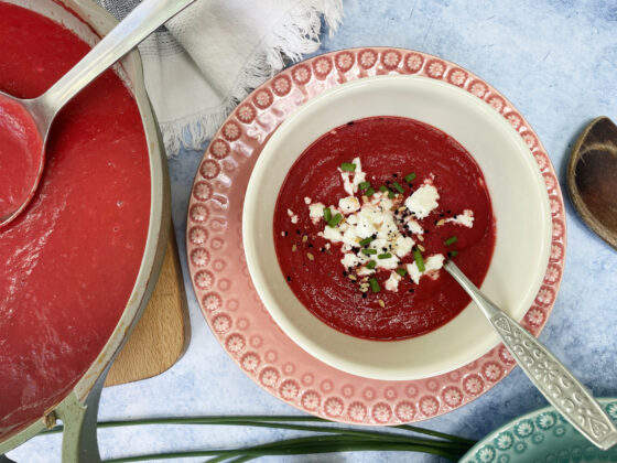 Beetroot & Feta Soup