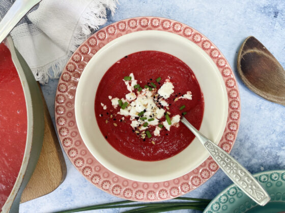 Beetroot & Feta Soup