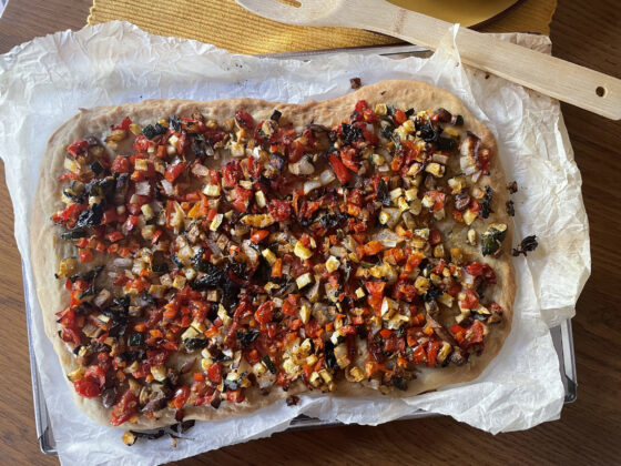 coca de verduras