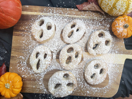 screaming scones for Halloween