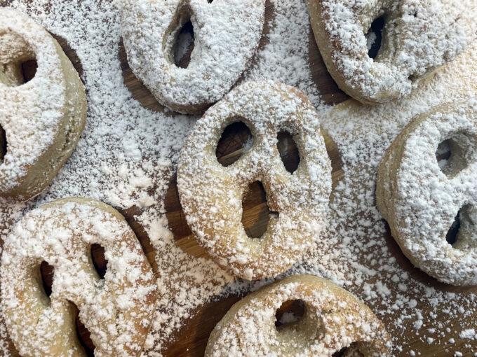 screaming scones for Halloween