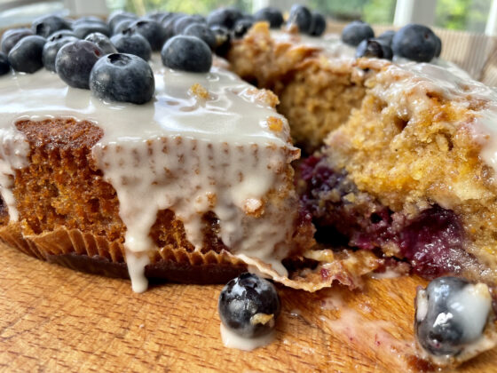 apple, blueberry and carrot cake
