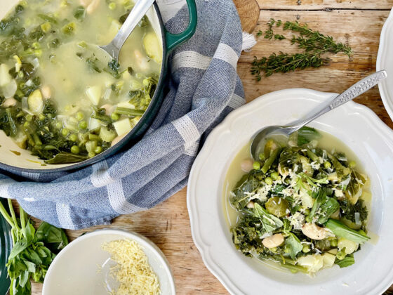 kale and green bean pottage