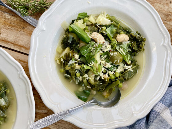 kale and green bean pottage