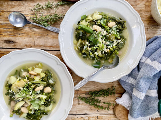 kale and green bean pottage