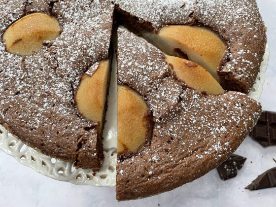 chocolate and pear cake