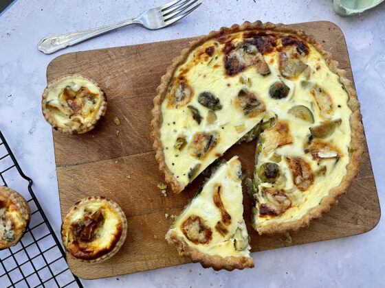 Brussles Sprouts Quiche