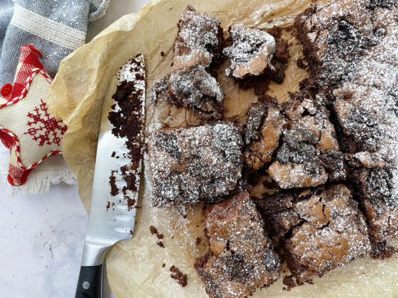 Christmas Pudding Brownie