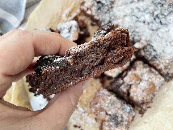 Christmas Pudding Brownie