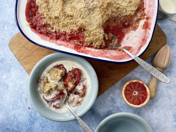 Rhubarb Crumble