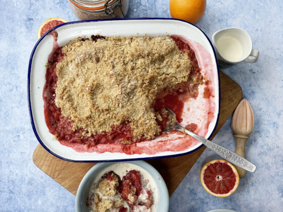 Rhubarb Crumble