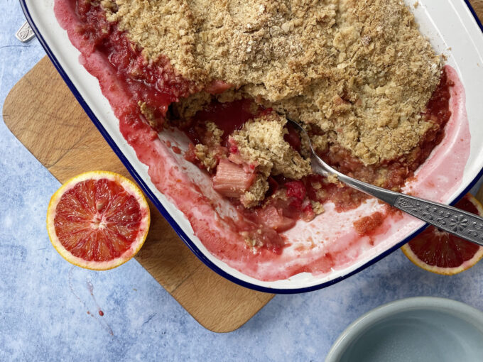 Rhubarb Crumble