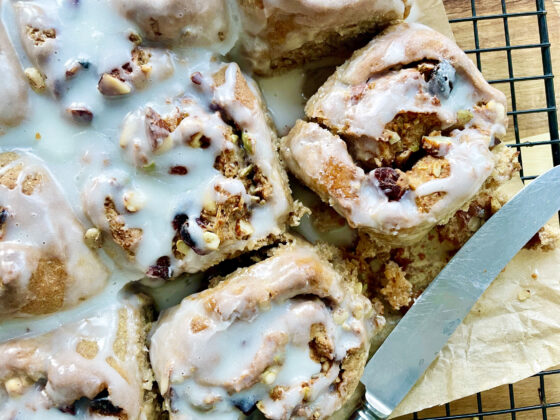 Fruit and Nut, Cinnamon and Ginger Rye Bun