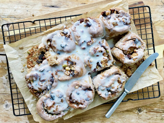 Fruit and Nut, Cinnamon and Ginger Rye Bun
